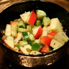 Cucumber And Apple Salad A picture of Cucumber And Apple Salad.