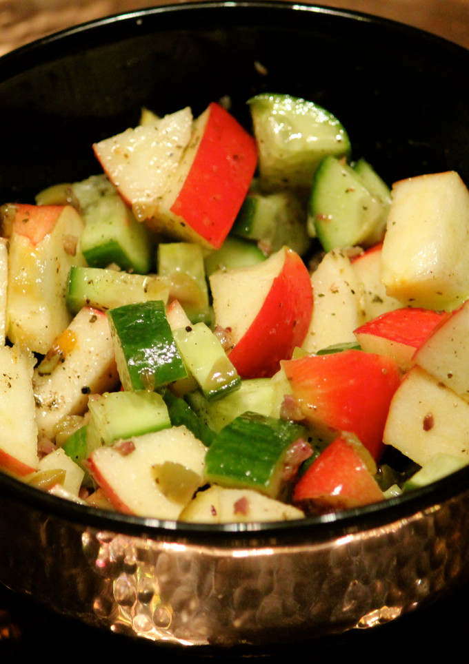 A picture of Cucumber And Apple Salad.