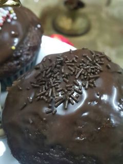 صورة لوصفة كب كيك الشوكلاتة