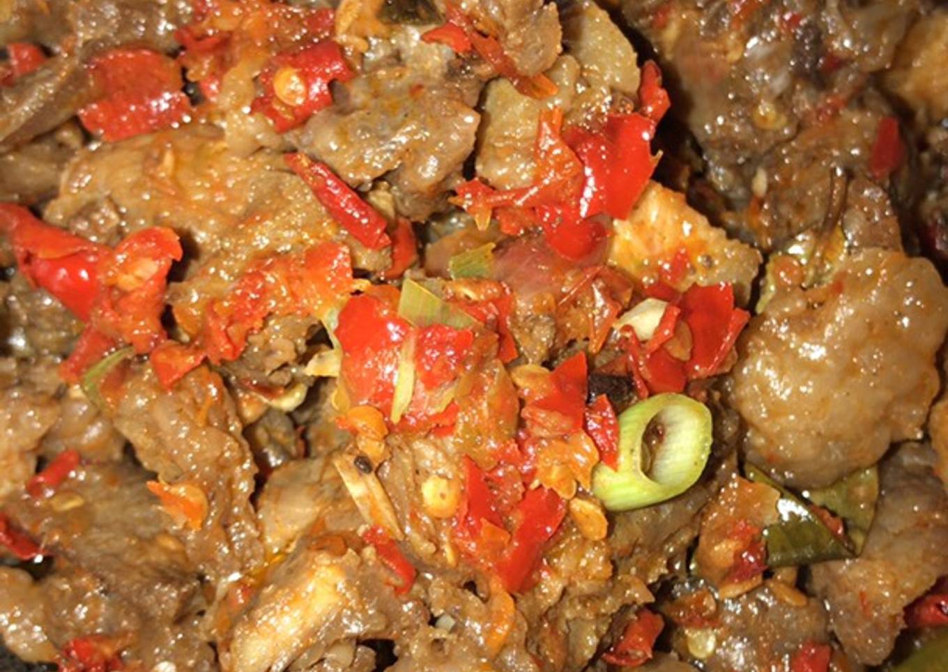 Sambal daging rica rica