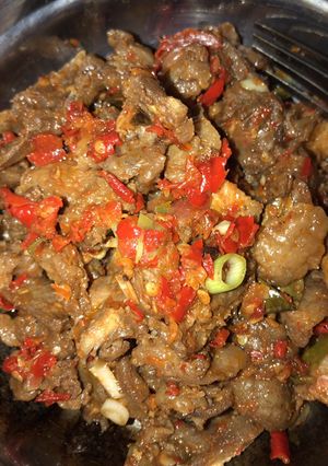 Foto resep Sambal daging rica rica