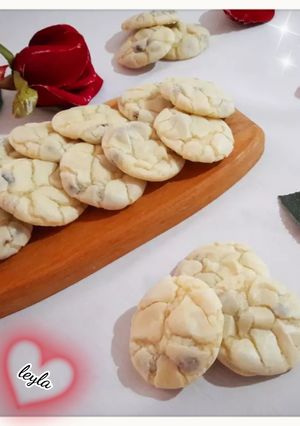 عکسی از دستور شیرینی کشمشی ترک دار (با روغن مایع)