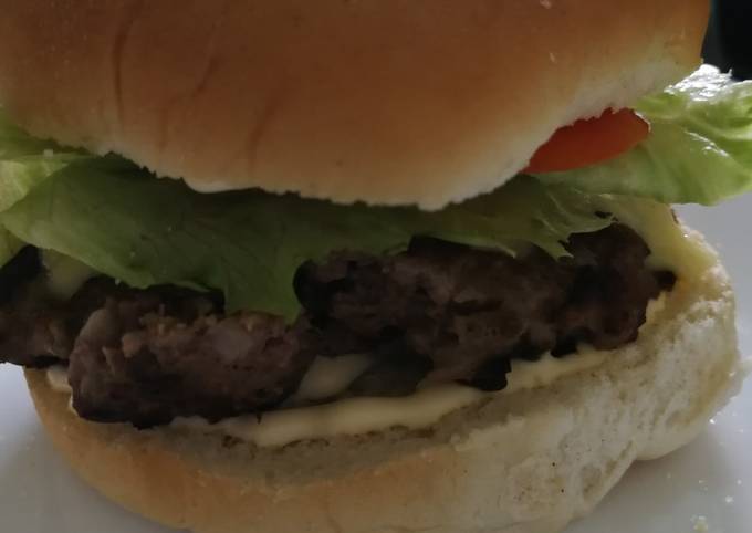 Homemade burgers