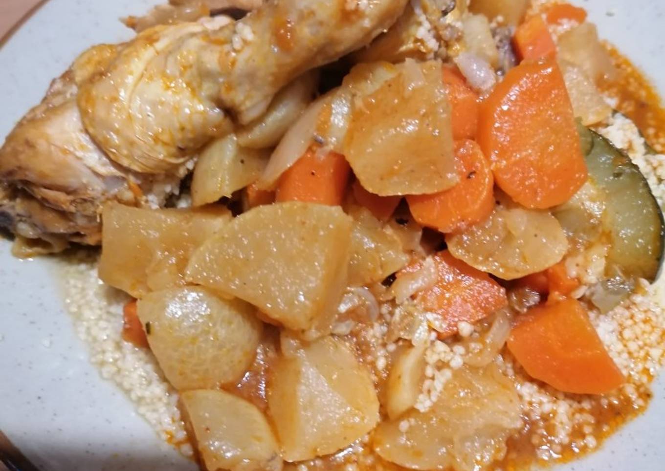 Couscous de poulet, par un normand 🍗😊🍗