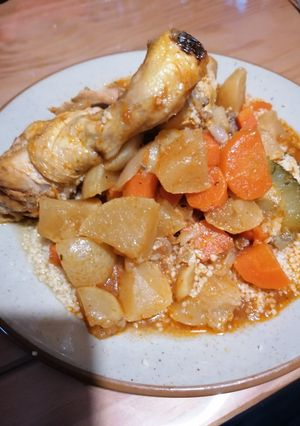 Une photo de Couscous de poulet, par un normand 🍗😊🍗