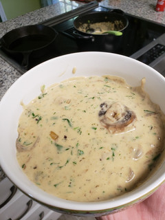 A picture of Mushroom soup.