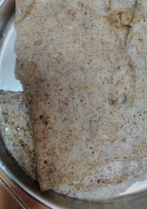 A picture of Rice ragi Dosa.