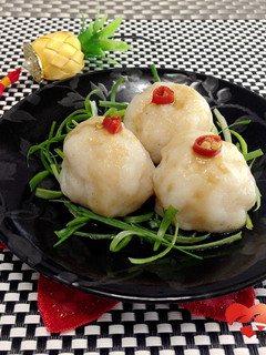 清蒸魚丸 的食譜成品照片