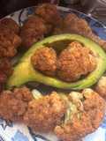 Golden fried cauliflower