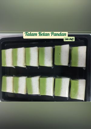 Foto resep Talam Ketan Pandan (ala chef)