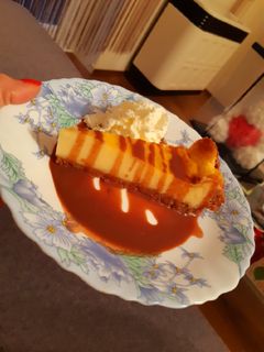 Sajttorta csokiöntettel recept fotója