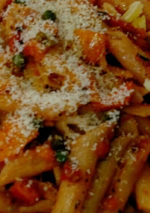 A picture of Italian Penne Pasta.