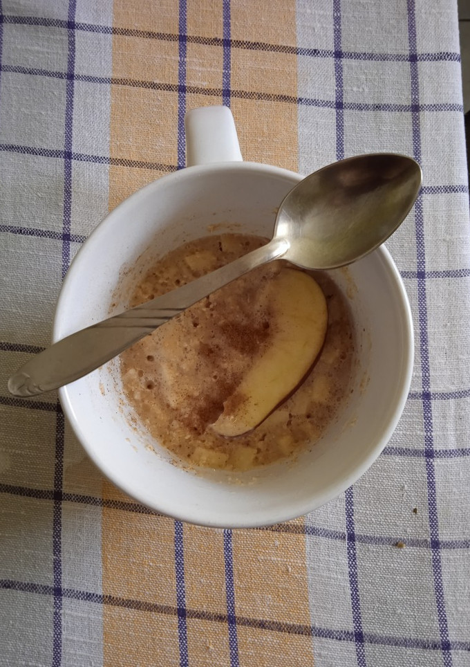 Φωτογραφία της συνταγής Mug cake στο λεπτό! 🍎