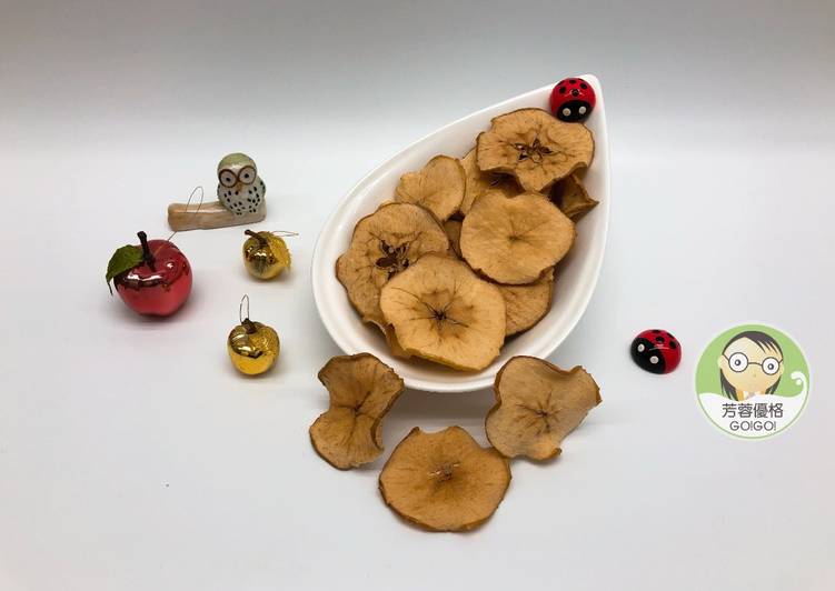 Diy天然蘋果乾~水波爐料理