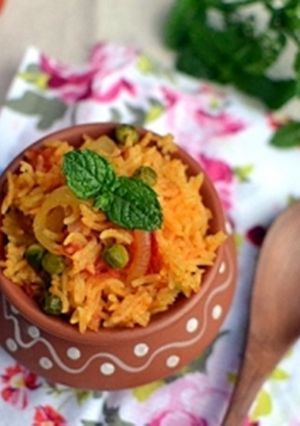 A picture of Tomato Briyani.