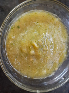 A picture of Cucumber and tomato chutney.