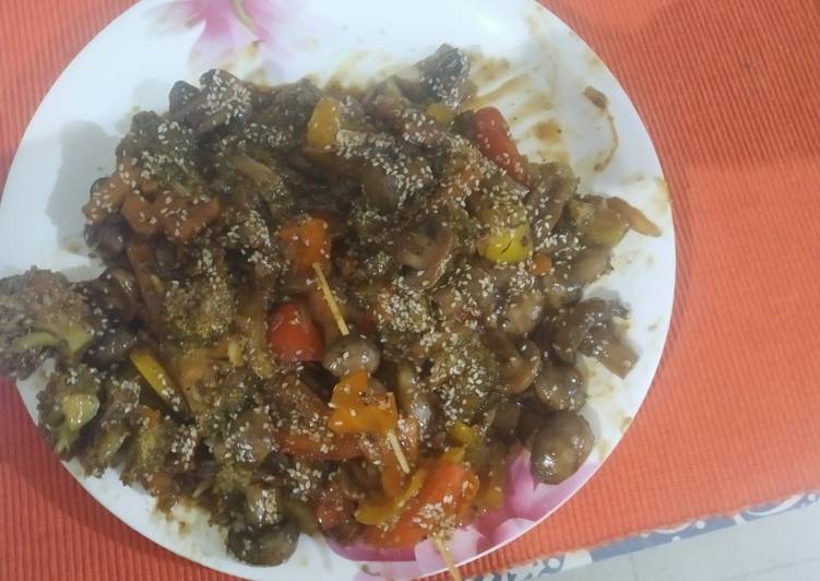 Simple Way to Prepare Super Quick Homemade STIR FRIED VEGGIES WITH MUSHROOM (Chinese style)