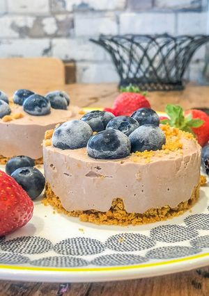 A picture of Low Fat Low Sugar Cheesecakes.