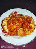 Telur ayam penyet jeruk limau