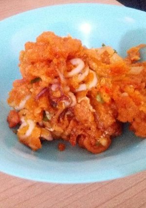 Foto resep Cumi telor asin