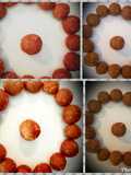 Microwave sesame seeds balls or til ke laddo