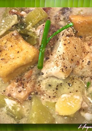 Hình của món Canh Cá Dưa Cải Sữa Đậu Nành.