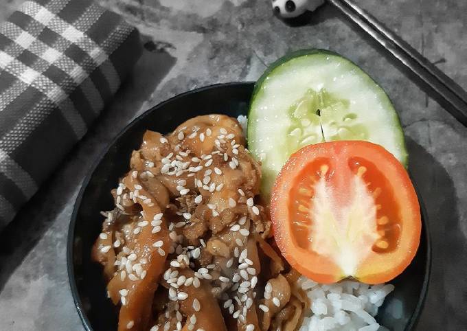 Resep Mushroom Rice Bowl yang Lezat