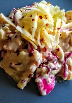 Alma-sajt-karaj sali recept fotója