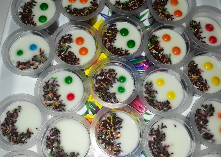 Resep Puding cantik ala mama adel | Cara Masak Puding cantik ala mama adel Yang Sedap