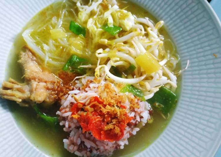 Langkah Mudah Menyiapkan Soto ayam ngawi Anti Gagal