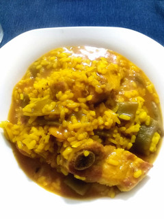 Una foto de Arroz meloso con costilla de cerdo