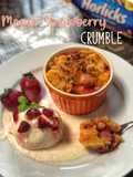 Mango Strawberry Horlicks Crumble