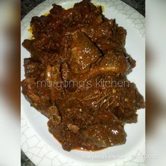 A picture of Traditonal kamoniya"ofals stiff soup".