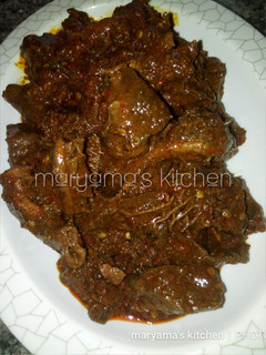 A picture of Traditonal kamoniya"ofals stiff soup".