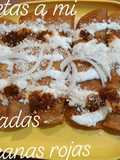Enchiladas mexicanas rojas