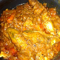 A picture of Gravy karele.