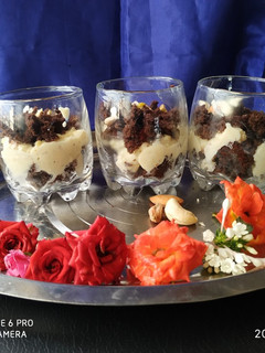 બ્રાઉની વીથ રબડી(Brownie with rabdi recipe in Gujarati) રેસીપી મુખ્ય ફોટો