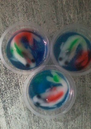 Foto resep Puding Ikan Koi