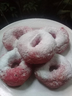 Foto resep Donat Buah Naga