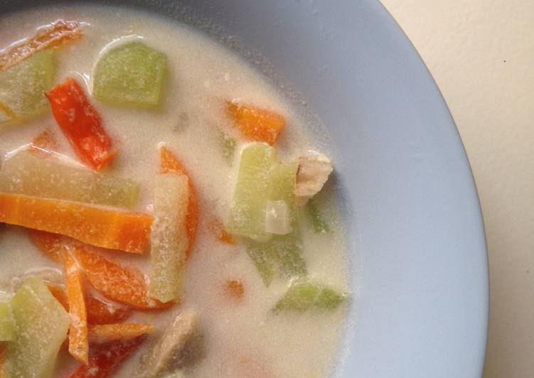 Resep Sayur labu siam kuah santan oleh ummi mustajab - Cookpad