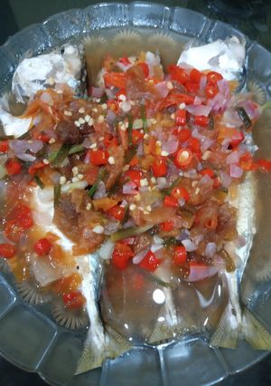 Foto resep Ikan kukus asam pedas