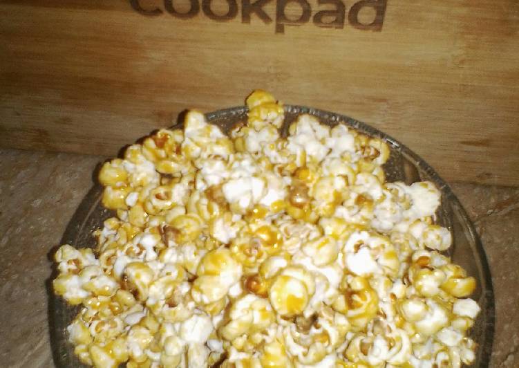 Recipe of Homemade Caramel Popcorn