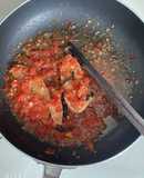 Cá thu sốt cà chua chay