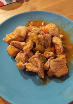 Una foto de Cerdo al chilindrón