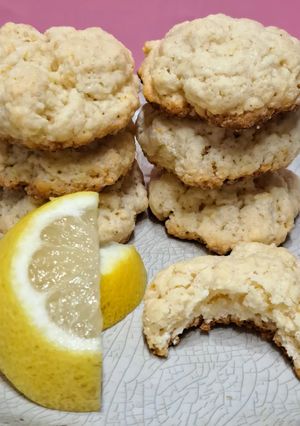 Una foto de Galletas de limón veganas
