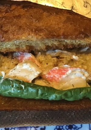 A picture of California Farm Hot Crab Roll.