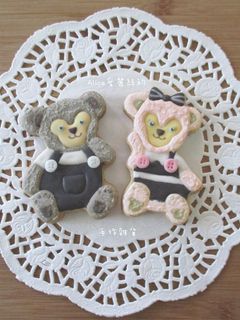 可愛造型糖霜餅乾 的食譜成品照片