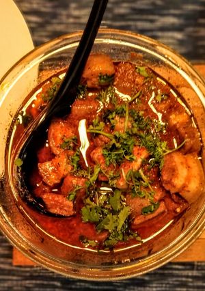 A picture of Tangy Goan Pork Curry.