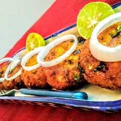 A picture of Vegateble rajma galouti kebab.