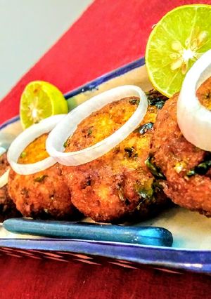 A picture of Vegateble rajma galouti kebab.
